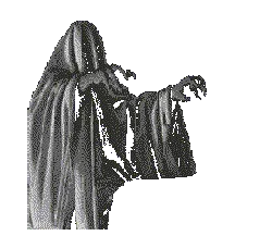 a scary ghost